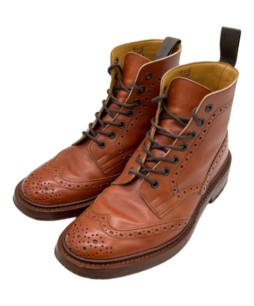 Tricker's（トリッカーズ）Tricker's (トリッカーズ) ウィングチップブーツ ブラウン サイズ:SIZE 25cmの古着・服飾アイテム