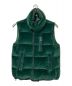 BURBERRY（バーバリー）の古着「Satin Trim Chenille Puffer Gilet」｜グリーン