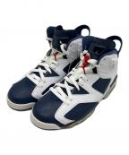 NIKEナイキ）の古着「NIKE AIR JORDAN 6 RETRO OLYMPIC LONDON」｜ホワイト×ネイビー