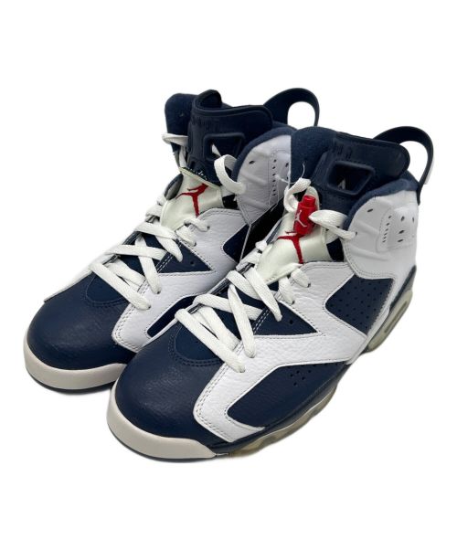 NIKE（ナイキ）NIKE (ナイキ) NIKE AIR JORDAN 6 RETRO OLYMPIC LONDON ホワイト×ネイビー サイズ:26の古着・服飾アイテム