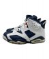 NIKE (ナイキ) NIKE AIR JORDAN 6 RETRO OLYMPIC LONDON ホワイト×ネイビー サイズ:26：12000円