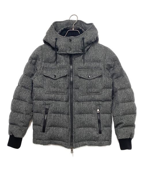 MONCLER FLORIAN（モンクレール フロリアン）MONCLER FLORIAN (モンクレール フロリアン) ダウンジャケット グレー サイズ:SIZE 0の古着・服飾アイテム