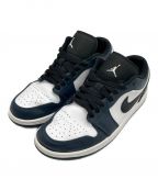 NIKEナイキ）の古着「Nike Air Jordan 1 Low」｜ホワイト×ネイビー