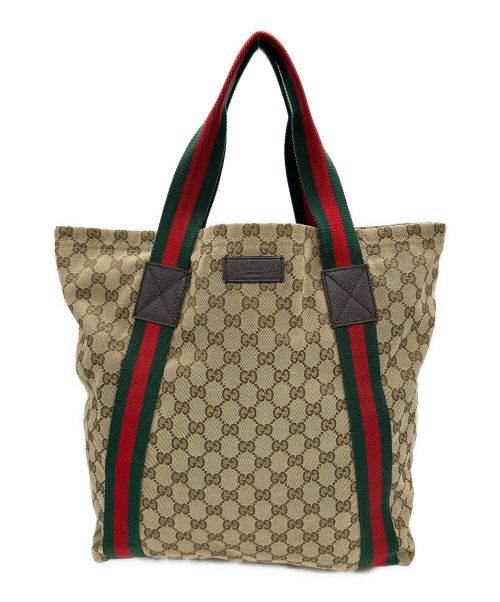 GUCCI（グッチ）GUCCI (グッチ) トートバッグ ブラウンの古着・服飾アイテム