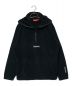 Supreme（シュプリーム）の古着「FACEMASK HALF ZIP HOODED SWEATSHIRT」｜ブラック