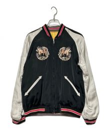 TAILOR TOYO（テーラー東洋）の古着「Early 1950s Style Acetate Souvenir Jacket」｜ブラック×イエロー