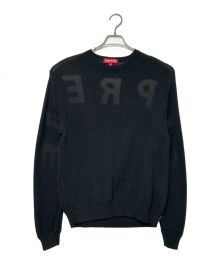 SUPREME（シュプリーム）の古着「20SS Back Logo Sweater」｜ブラック