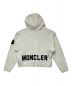 MONCLER (モンクレール) プルオーバーパーカー ホワイト×ブラック サイズ:SIZE XS：20000円