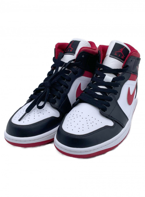 中古 古着通販 Nike ナイキ ハイカットスニーカー モノクロ レッド サイズ 27cm Air Jordan1 Mid 122 ブランド 古着通販 トレファク公式 Trefac Fashion