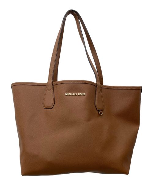 MICHAEL KORS（マイケルコース）MICHAEL KORS (マイケルコース) トートバッグ ブラウンの古着・服飾アイテム