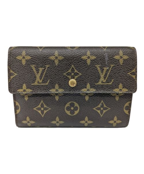 LOUIS VUITTON（ルイ ヴィトン）LOUIS VUITTON (ルイ ヴィトン) ポルト トレゾール・エテュイ パピエ ブラウンの古着・服飾アイテム