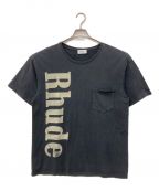 RHUDEルード）の古着「ロゴポケットTee」｜グレー