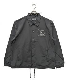 TOY MACHINE（トイマシーン）の古着「MARKED MONSTER COACH JACKET (マークト モンスター コーチジャケット)」｜ブラック