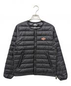 DANTONダントン）の古着「Crew Neck Inner Down Jacket (クルーネックインナーダウンジャケット)」｜ブラック