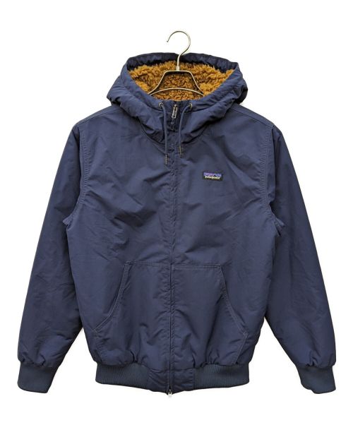 Patagonia（パタゴニア）Patagonia (パタゴニア) メンズ・ラインド・イスマス・フーディ ネイビー×ブラウン サイズ:XSの古着・服飾アイテム