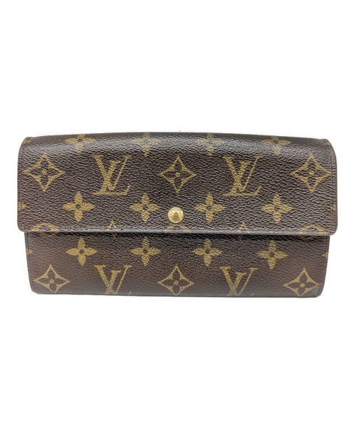 LOUIS VUITTON（ルイ ヴィトン）LOUIS VUITTON (ルイ ヴィトン) ポルトフォイユ・サラ ブラウンの古着・服飾アイテム