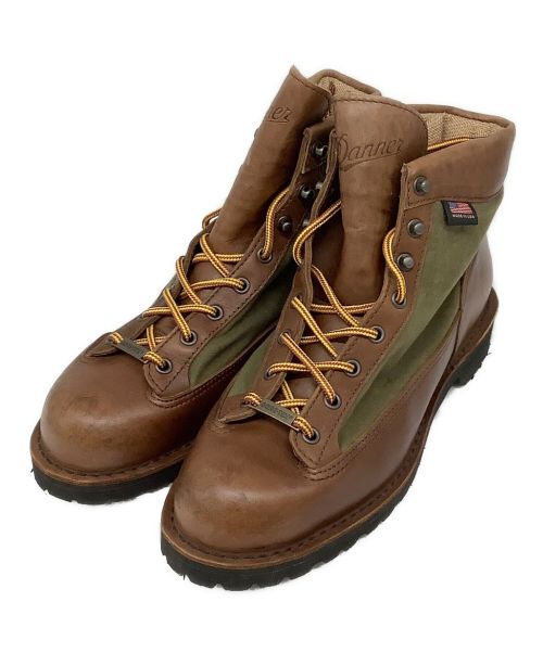 Danner（ダナー）Danner (ダナー) ライトティンバーブーツ グリーン×ブラウン サイズ:US 9の古着・服飾アイテム