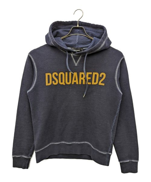 DSQUARED2（ディースクエアード）DSQUARED2 (ディースクエアード) プルオーバーパーカー インディゴ サイズ:Mの古着・服飾アイテム