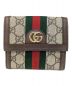 GUCCI（グッチ）の古着「Wホック財布」｜グレー