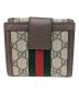 GUCCI (グッチ) Wホック財布 グレー：29800円