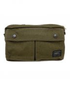 PORTERポーター）の古着「SMOKY WAIST BAG（スモーキー ウエストバッグ）」｜オリーブ