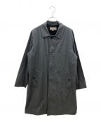 MARGARET HOWELLマーガレットハウエル）の古着「比翼コート PROOFED FINE COTTON POPLIN」｜グレー