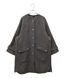 Traditional Weatherwear（トラディショナルウェザーウェア）の古着「ノーカラーコート」｜オリーブ