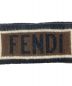 中古・古着 FENDI (フェンディ) ウールニットヘアバンド ブラック：5800円