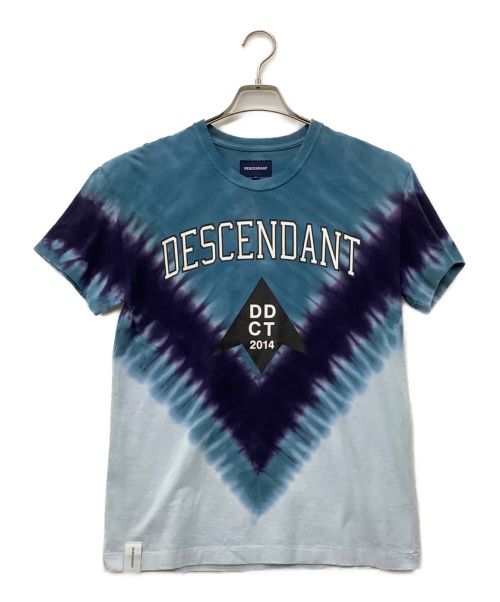 DESCENDANT（ディセンダント）DESCENDANT (ディセンダント) ARROW TIE DYE SS - NAVY ネイビー サイズ:1の古着・服飾アイテム