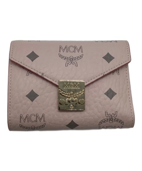 MCM（エムシーエム）MCM (エムシーエム) ヴィセトス ウォレット ピンクの古着・服飾アイテム