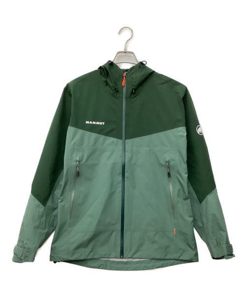 MAMMUT（マムート）MAMMUT (マムート) コンベイ ツアー ハードシェル フーデットジャケット グリーン サイズ:Мの古着・服飾アイテム