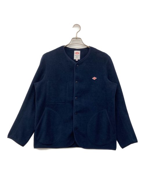 DANTON（ダントン）DANTON (ダントン) FLEECE COLLARLESS JACKET ネイビー サイズ:42の古着・服飾アイテム