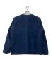 DANTON (ダントン) FLEECE COLLARLESS JACKET ネイビー サイズ:42：9000円