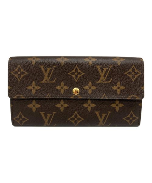 LOUIS VUITTON（ルイ ヴィトン）LOUIS VUITTON (ルイ ヴィトン) ポルトフォイユ・サラ　※イニシャル刻印有の古着・服飾アイテム