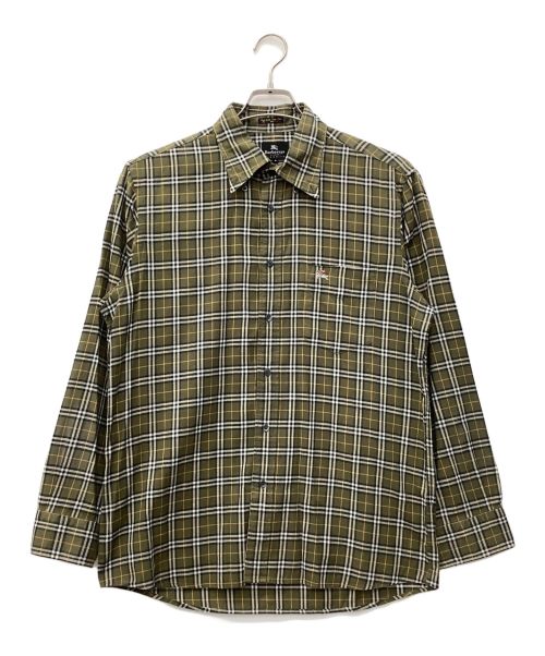 Burberry's（バーバリーズ）Burberry's (バーバリーズ) ボタンダウンシャツ オリーブ サイズ:3の古着・服飾アイテム