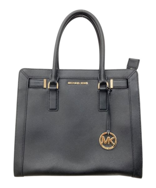 MICHAEL KORS（マイケルコース）MICHAEL KORS (マイケルコース) 2WAYバッグ ブラックの古着・服飾アイテム