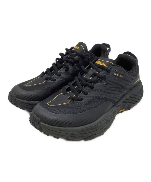 HOKAONEONE（ホカオネオネ）HOKAONEONE (ホカオネオネ) SPEEDGOAT 4 ブラック×イエロー サイズ:US8.5の古着・服飾アイテム