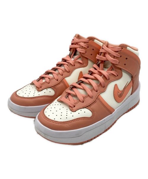 NIKE（ナイキ）NIKE (ナイキ) Dunk High UP（ダンク ハイ アップ） ホワイト×ピンク サイズ:US8の古着・服飾アイテム