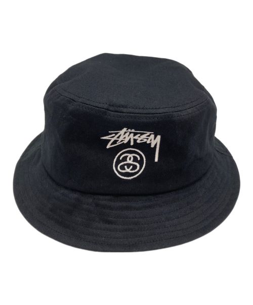 stussy（ステューシー）stussy (ステューシー) バケットハット ブラック サイズ:L/XLの古着・服飾アイテム