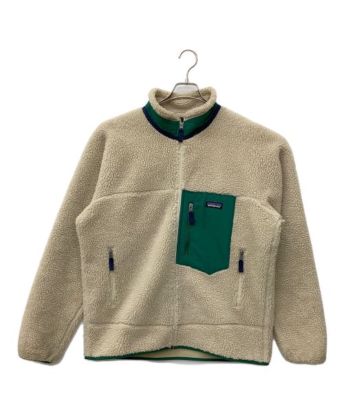 Patagonia（パタゴニア）Patagonia (パタゴニア) クラシックレトロXジャケット ベージュ×グリーン サイズ:XLの古着・服飾アイテム