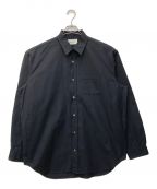 MARKAWAREマーカウェア）の古着「HUGE SHIRT SOKTAS ORGANIC COTTON HEAVY POPLIN」｜ブラック