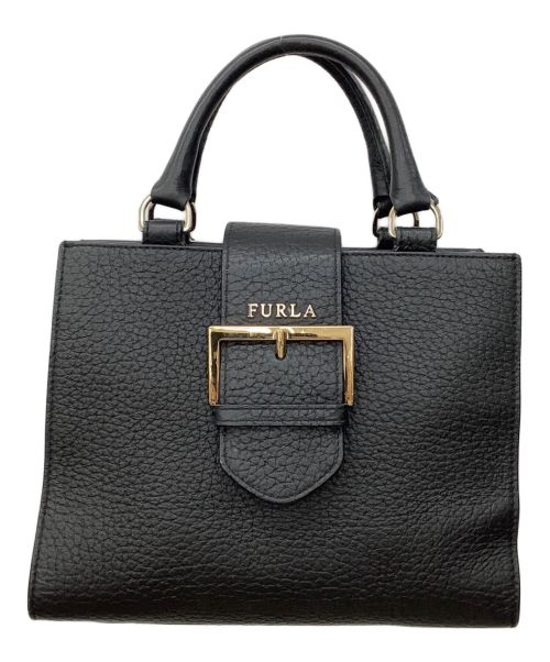 FURLA（フルラ）FURLA (フルラ) 2WAYバッグ ブラックの古着・服飾アイテム