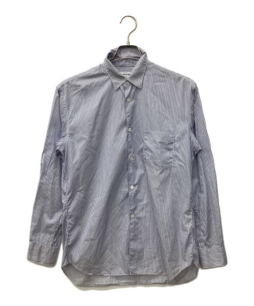 COMME des GARCONS SHIRT（コムデギャルソンシャツ）COMME des GARCONS SHIRT (コムデギャルソンシャツ) ストライプシャツ ブルー×ホワイト サイズ:Sの古着・服飾アイテム