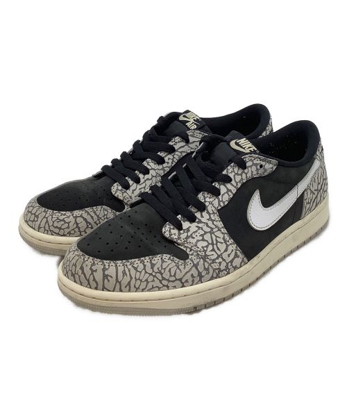 NIKE（ナイキ）NIKE (ナイキ) Air Jordan 1 Retro Low（エアジョーダン1 レトロ ロー） ブラック サイズ:US9.5の古着・服飾アイテム