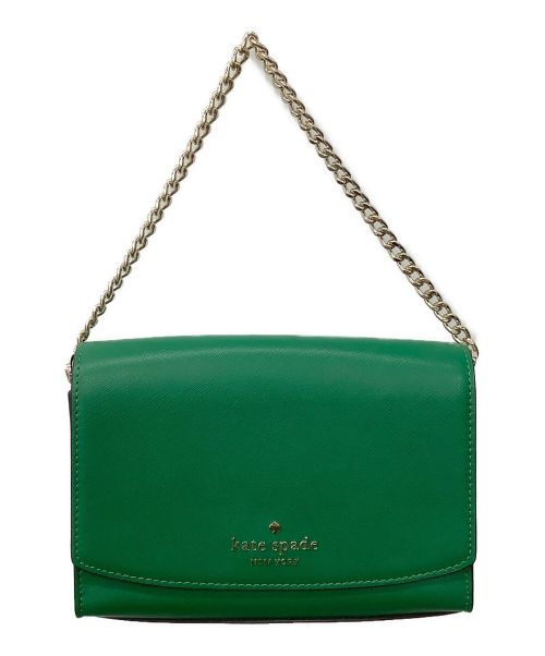 Kate Spade（ケイトスペード）Kate Spade (ケイトスペード) 2WAYバッグ グリーンの古着・服飾アイテム