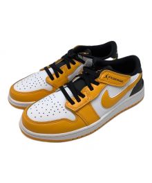 NIKE（ナイキ）の古着「Air Jordan 1 Low Flyease "University Gold"(エアジョーダン1）」｜イエロー×ホワイト