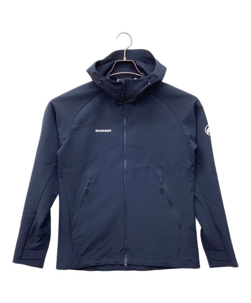 MAMMUT（マムート）MAMMUT (マムート) Macun 2.0 SO Hooded Jacket（マクン 2.0 ソフトシェル フーデッド ジャケット） ネイビー サイズ:Мの古着・服飾アイテム