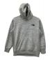 THE NORTH FACE（ザ ノース フェイス）の古着「Back Square Logo Hoodie」｜グレー