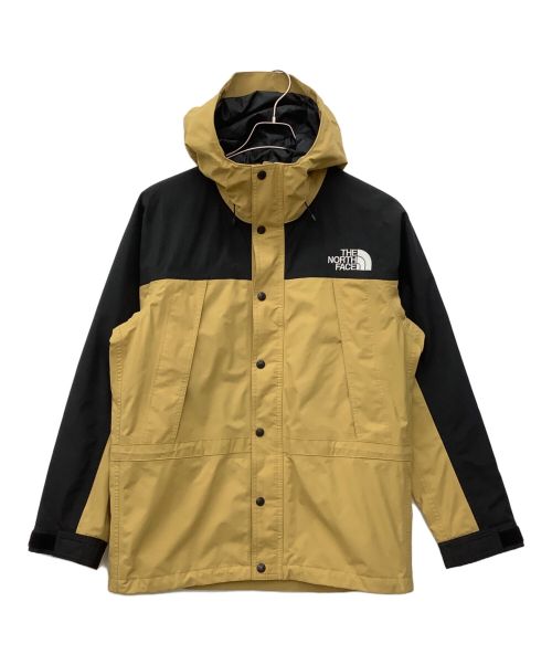 THE NORTH FACE（ザ ノース フェイス）THE NORTH FACE (ザ ノース フェイス) マウンテンライトジャケット ベージュ×ブラック サイズ:Мの古着・服飾アイテム