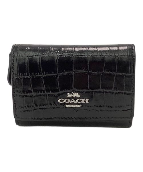 COACH（コーチ）COACH (コーチ) クロコダイルエンボス ブラックの古着・服飾アイテム